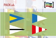 pack  Pack Banderas Naúticas Repetidores y Galladerte de